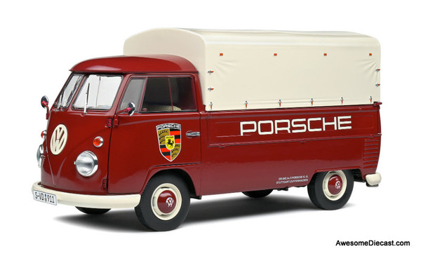 Solido 1:18 1950 Volkswagen T1 Pick-Up: Porsche Service Vehicle