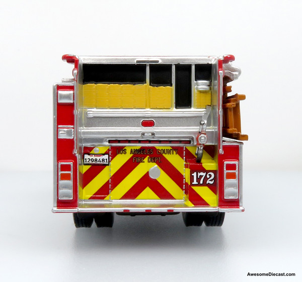 Iconic Replicas 1:64 KME Predator Fire Engine: LACFD - Engine 172