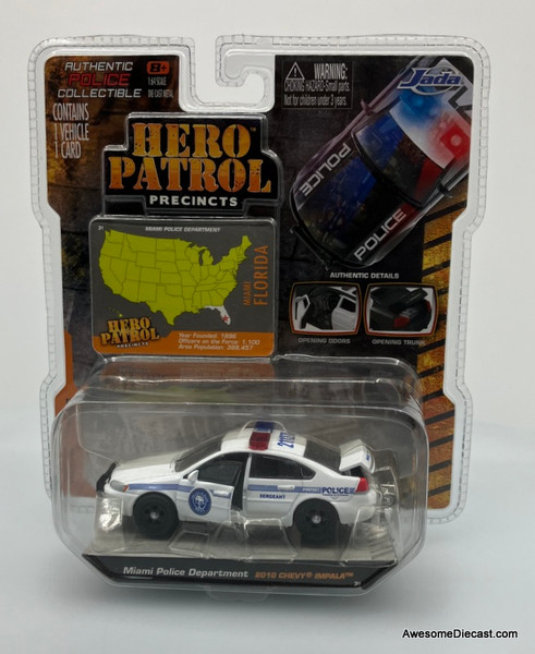 RARE!! Jada 1:64 2010 Chevrolet Impala: Miami Police Department