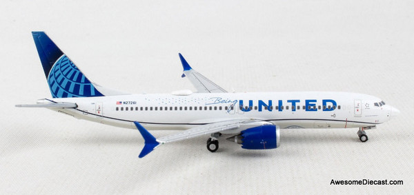 Gemini Jets 1:400 Boeing 737 Max 8: United Airlines, Being