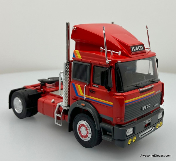 IXO 1:43 1984 Iveco Fiat - 190.42 Turbostar Tractor, Red/Custom