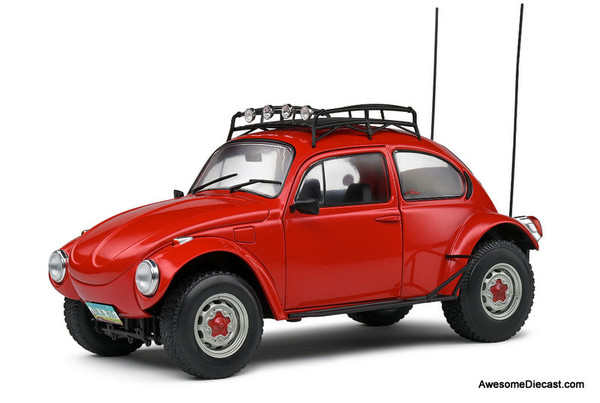 Solido 1:18 1976 Volkswagen Beetle Baja, Metallic Red