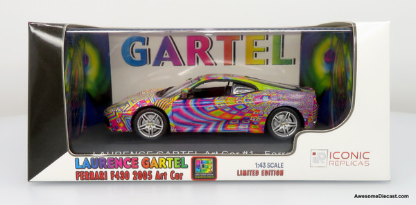 Iconic Replicas 1:43 Ferrari F430: Gartel Art Car