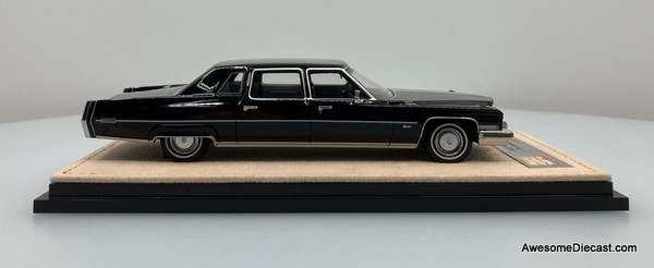 Stamp Models 1:43 1973 Cadillac Fleetwood 75 Limousine, Black