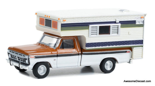 Greenlight 1:64 1976 Ford F-250 w/Large Camper