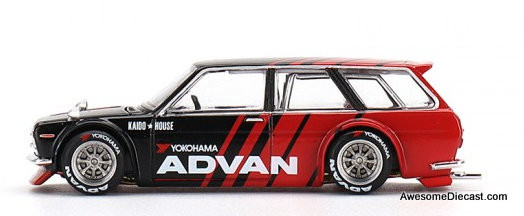 Mini GT (Kaido House) 1:64 Datsun 510 Pro Street Wagon: Advan Yokohama