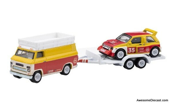 Hot Wheels 1:64 Rally Hauler w/MG Metro 6R4