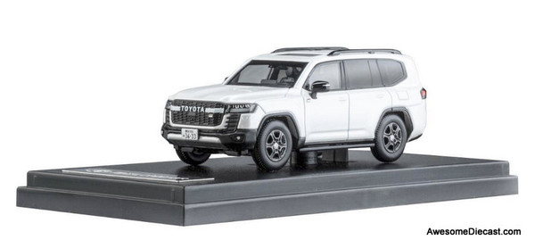 LCD Models 1:64 Toyota Land Cruiser LC300 GR-Sport, Pearlescent White