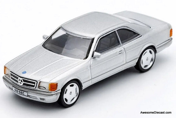 DCT 1:64 Mercedes Benz 500SEC, Metallic Silver