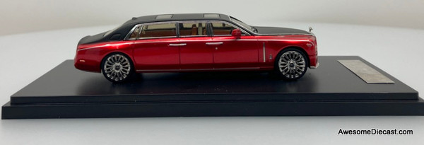 ScArt 1:64 Rolls Royce Phantom VIII Mansory 6 Door Limousine, Red
