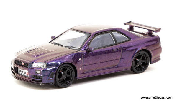 Schuco/Tarmac Works 1:64 Nismo R34 GT-R Z-tune, Midnight Purple