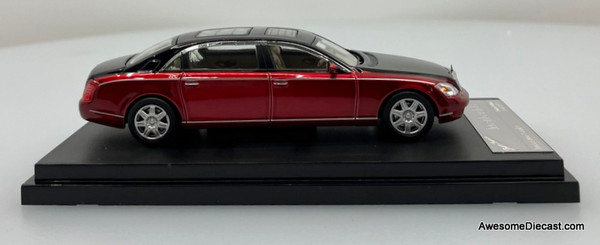 Stance Hunters 1/64 マイバッハ 62 ホワイト　ダイキャスト MB Mercedes Benz Maybach 62 - turquoise/white - Stance