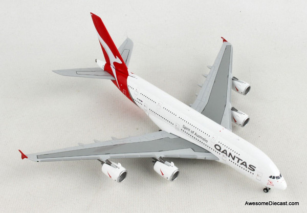 Gemini Jets 1:400 Airbus A380: Qantas Airlines (Reg #VH-OOB)