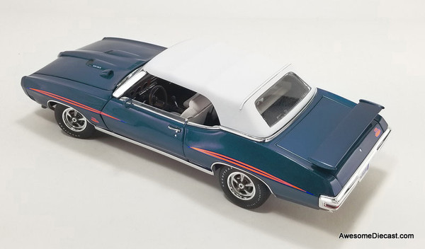 ACME 1:18 1970 Pontiac GTO Judge Convertible, Metallic Blue