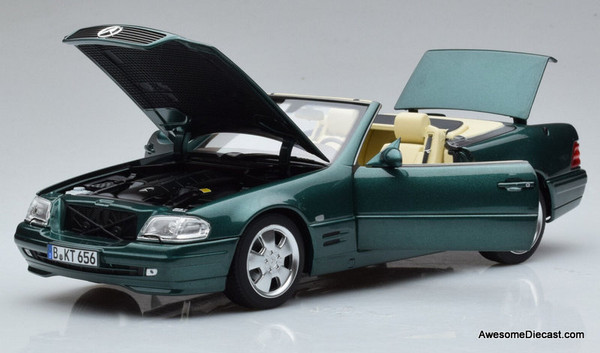 Norev 1:18 1999 Mercedes-Benz SL500, Green Metallic