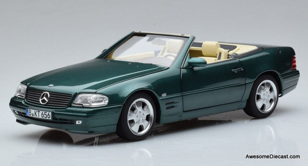 Norev 1:18 1999 Mercedes-Benz SL500, Green Metallic