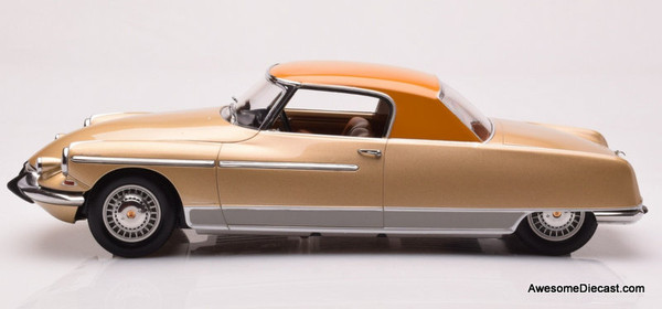 Norev 1:18 1964 Citroen DS19 Le Dandy, Beige Metallic/Brown