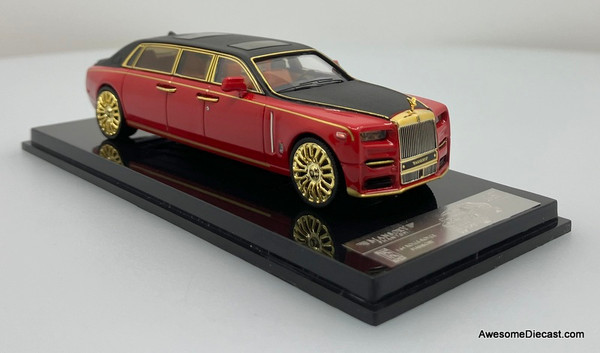 SC Art 1:64 Rolls Royce Phantom Mansory Limousine, Red/Black
