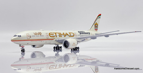 Jcwings エティハド航空 777-200LR A6-LRE 1/400 JC Wings 1:400 Boeing 777-200LR: Etihad Airways 