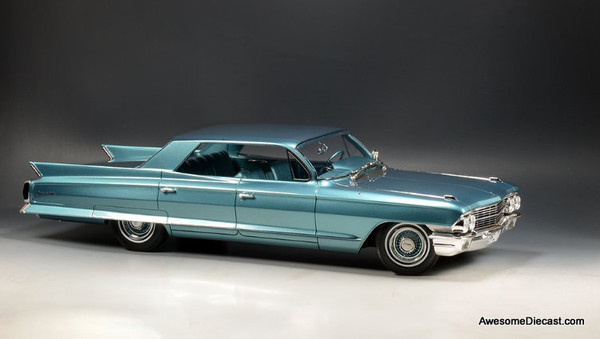 Stamp Models 1:18 1962 Cadillac Sedan De Ville, San Remo Turquoise Metallic
