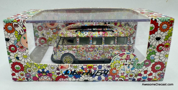 Liberty64 1:64 Volkswagen T1 Kombi Widebody, Sunflower Livery