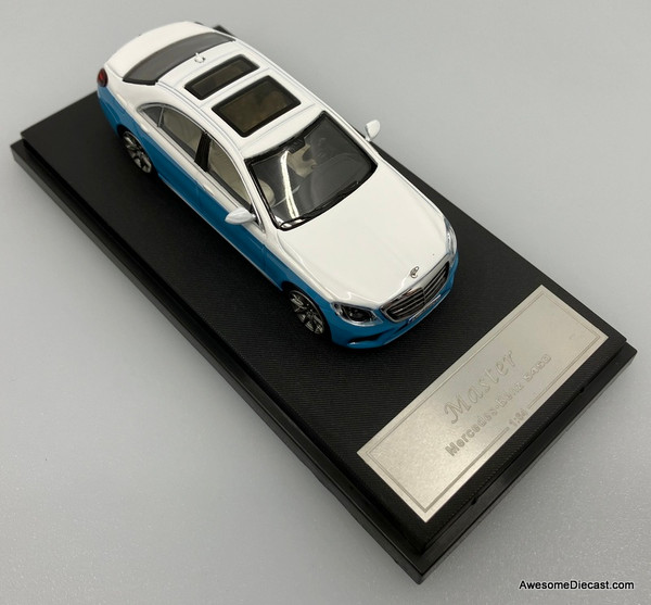 Master 1:64 Mercedes Benz S450 W222, White/Blue