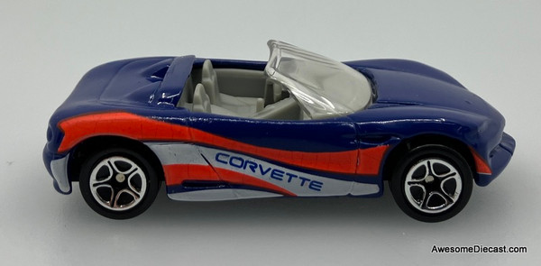 Matchbox 1:64 Chevrolet Corvette Stingray Convertible, Blue/Custom