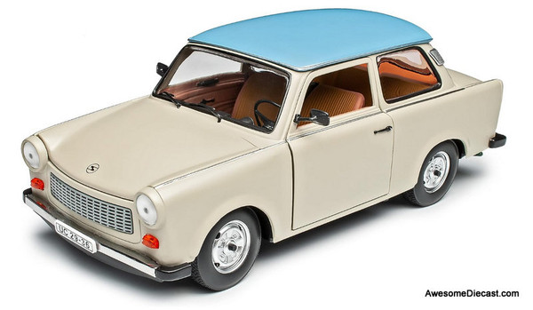 Sun Star 1:18 1965 Trabant 601 Deluxe, Gray/Light Blue