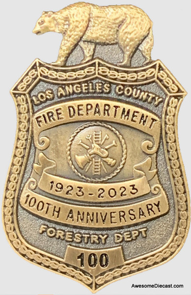 LA County Fire Centennial Badge / Lapel Pin