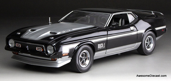 Sun Star 1:18 1971 Ford Mustang Mach 1, Raven Black