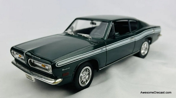 Road Signature 1:18 1969 Plymouth Barracuda, Metallic Green