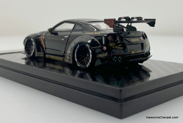 Error404 1:64 Nissan GT-R R35 LBWK Wide Body, Black