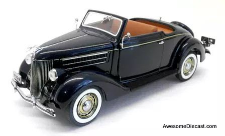 Danbury Mint 1:24 1936 Ford Deluxe Cabriolet, Dark Blue