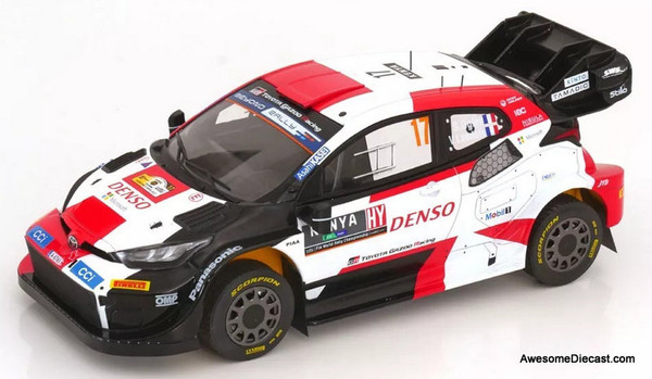 IXO 1:18 Toyota Yaris Rally 1 Hybrid #17: Winner Safari Rally 2023