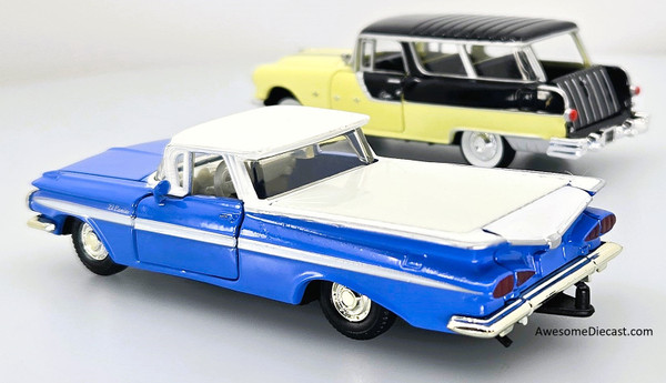 1959 Pontiac Safari & 1959 Chevrolet El Camino 2-Pack - 1:43