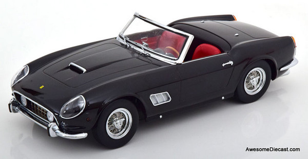 KK Scale 1:18 1960 Ferrari 250 GT California Spyder, Black/Silver