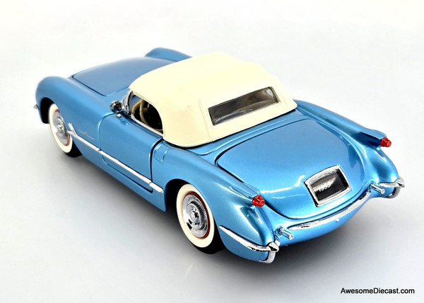 1955年型コルベット モデルカー 青 1955年型コルベット モデルカー 青 Franklin Mint 1:24 1955