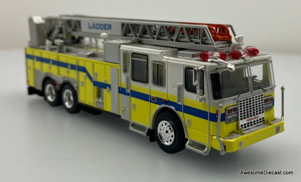 PCX87 1:87 Ferrara Ultra Ladder Truck, Yellow/White