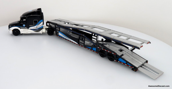 Peterbilt 579 w/ Car Hauler - 1:64 Diecast Car Carrier by