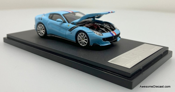 Little Toys 1:64 Ferrari F12 TDF, Baby Blue