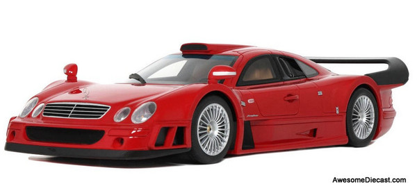1998 Mercedes-Benz CLK GTR Super Sport - Red (1:18) Resin Cast Model by GT Spirit