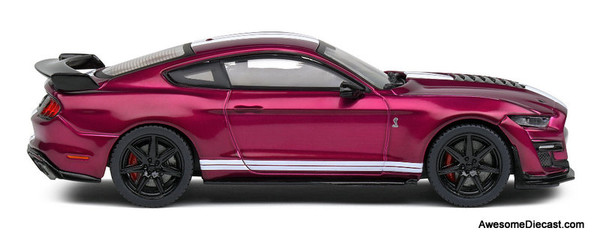 Solido 1:43 2020 Ford Mustang Shelby GT500, Metallic Candy