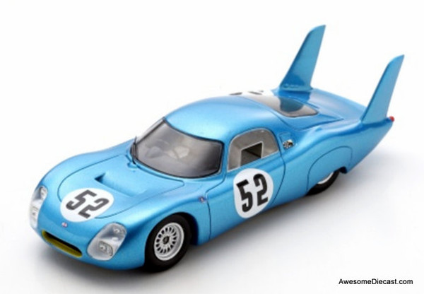 Spark 1:43 Peugeot CD SP66: 1966 24 Hours Le Mans