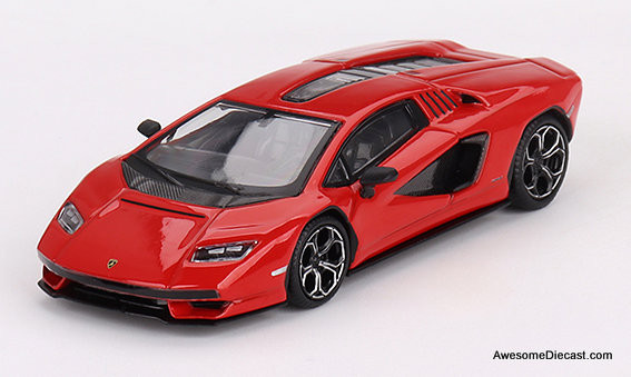 Mini GT 1:64 Lamborghini Countach LPi 800-4, Rosso Mars Red (Mijo Exclusive)