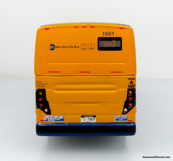 Prevost X3-45 Commuter Coach - MTA New York City (Blue/Yellow) 1