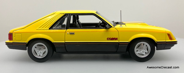 ミニカー　FORD mustang フォード　マスタング　コブラ　1979 COBRA FASTBACK イエロー　マッスルカー ミニカー FORD mustang フォード マスタング コブラ 1979 COBRA