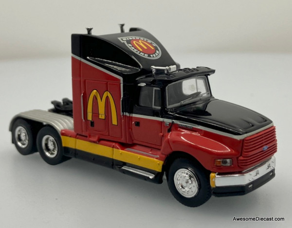 Ford Aeromax Sleeper Tractor (McDonalds Racing Team) Red/Black 1:87 ABS Plastic Model by Brekina