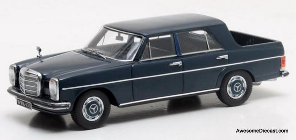 1972 Mercedes Benz (W115) Double Cab Pick-Up, Blue 1:43 Resin Cast Model Car by Matrix