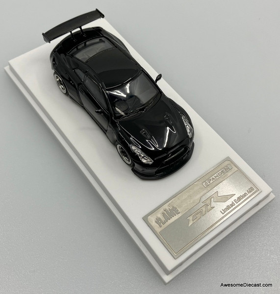 Nissan GTR R-35 Rocket Bunny, Black 1:64 Diecast Model Car
