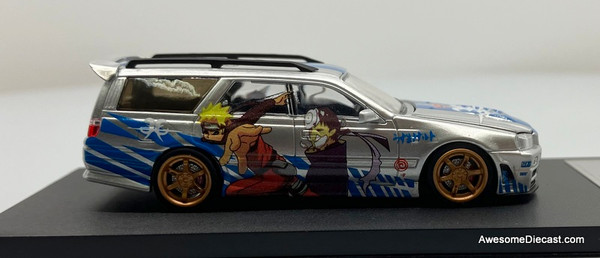 Nissan Stagea 1st Generation R-34 - Naruto Livery - 1:64 Diecast